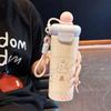 Insulated Straw Cup: Cute Outdoor Portable Coffee Cup for Girls