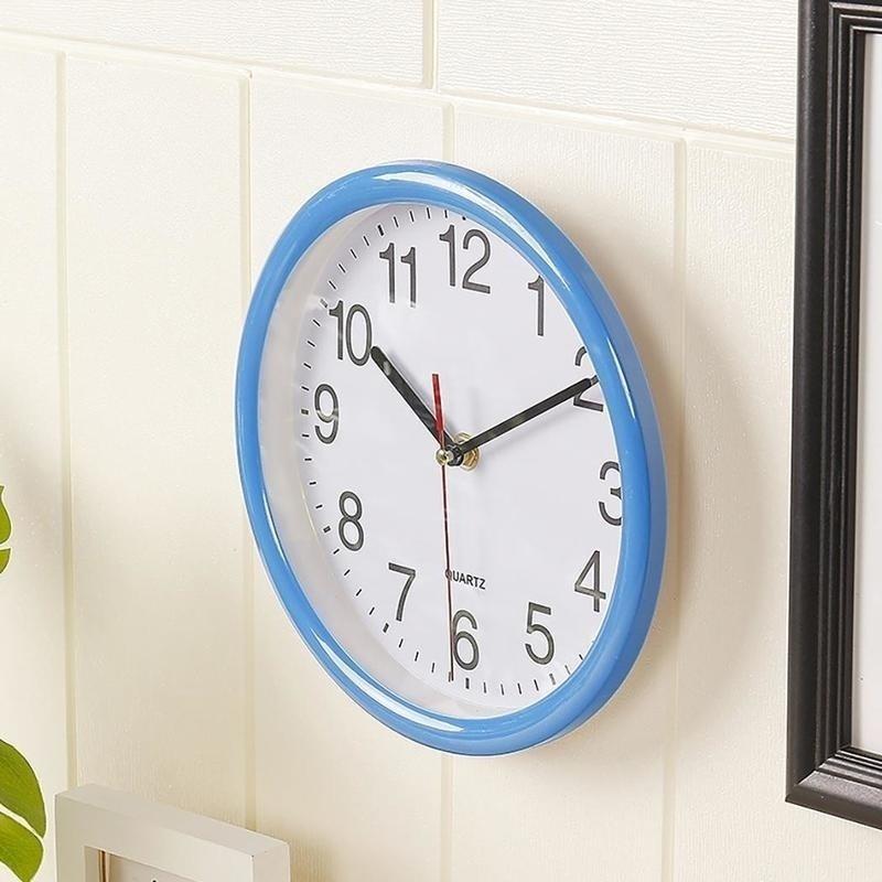 Kulatý tvar jehly digitální domácí hodiny módní němý kulatý tvar nástěnné hodiny obývací pokoj quartz domácí dekorativní časové hodiny sklo