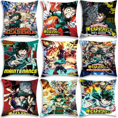 My Hero Academia Kissenbezug Cartoon Zierkissenbezug Coole Kissenbezüge Sofa Anime Kissenbezug Deku Bakugou Dekor Kissenbezug