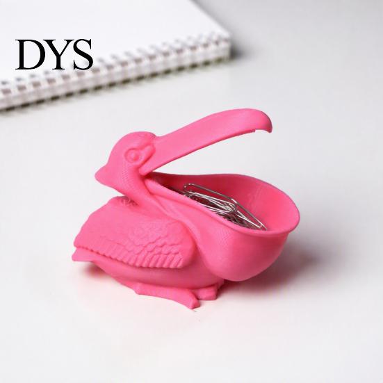 Cute Bird Trinket Tray Pelican Desktop Storage Organizer, Decorative Animal Figurine Container, Eco-friendly Small Item Container PLA Unique