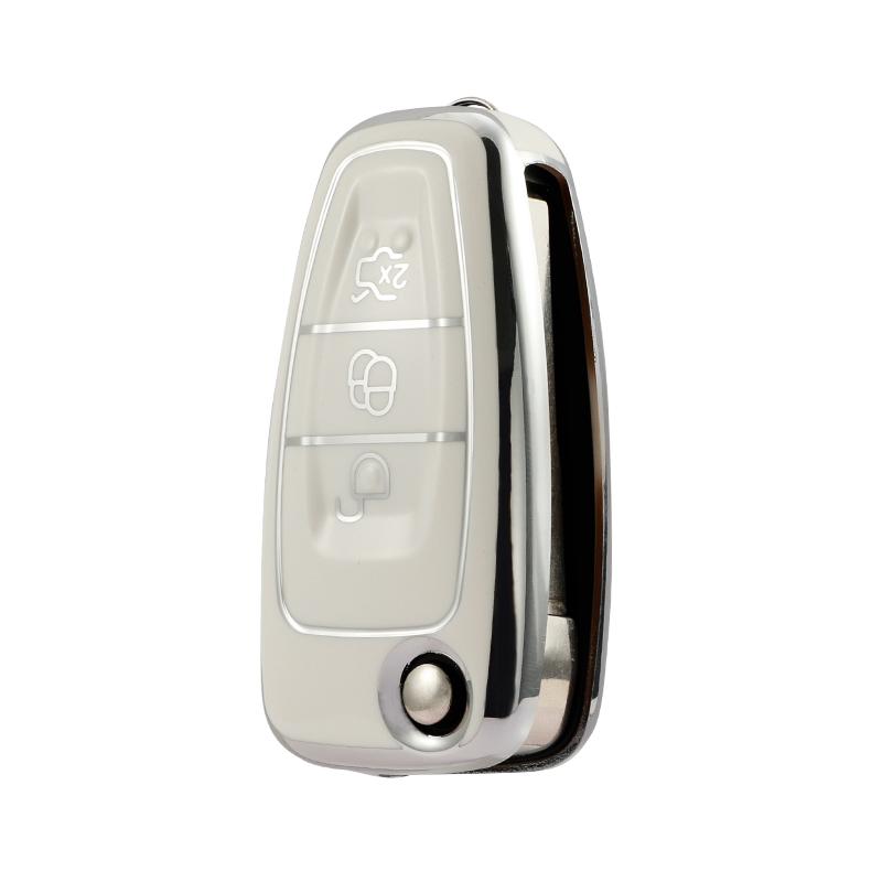 For Ford C-Max S-Max Focus Galaxy Mondeo Ranger Transit Tourneo Custom Tpu Car Remote Key Fob Shell Cover Case Keyshell