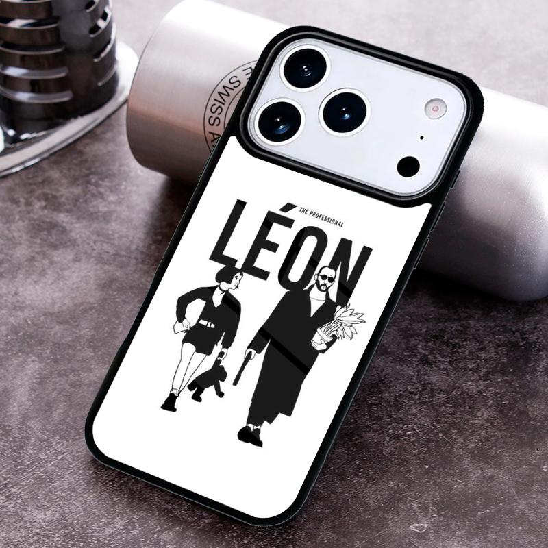 Killer Leon Famous Movie Phone Case for iPhone 17 16 15 Pro Max Air 14 13 12 11 Plus Shockproof Cover