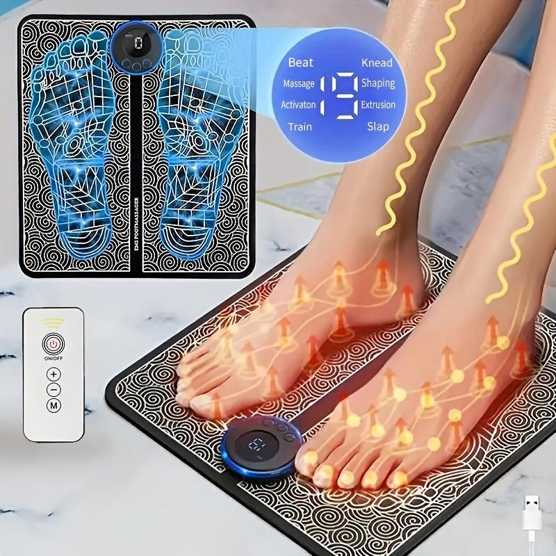 EMS Foot Massager Pad USB Rechargeabl Reflexology Foot Acupoint Massage Muscle Stimulation Improve Blood Circulation Relief Pain