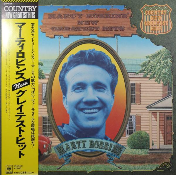 Виниловая пластинка MARTY ROBBINS Marty Robbins New Greatest Hits 20AP28 CBS SONY 1976 Япония Obi КантриФолк Б/у