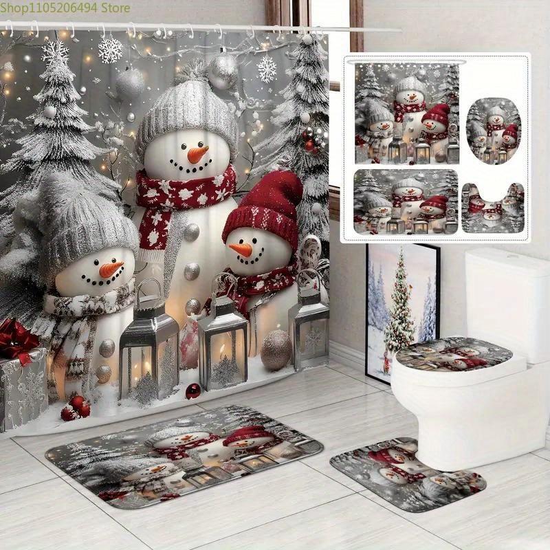 

Black White Abstract Bathroom Shower Curtain featuring Transformation Art Design Modern Bathtub Decor with Metal Hook Holder H 90x180cm