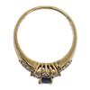 no brand  #11.5(JP Size) ring blue/gold K18 yellow gold Women