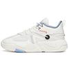 New Life Collection Anti Slip Wear Resistant Low Top Skateboard Shoes Women's Blue White 122138084-1