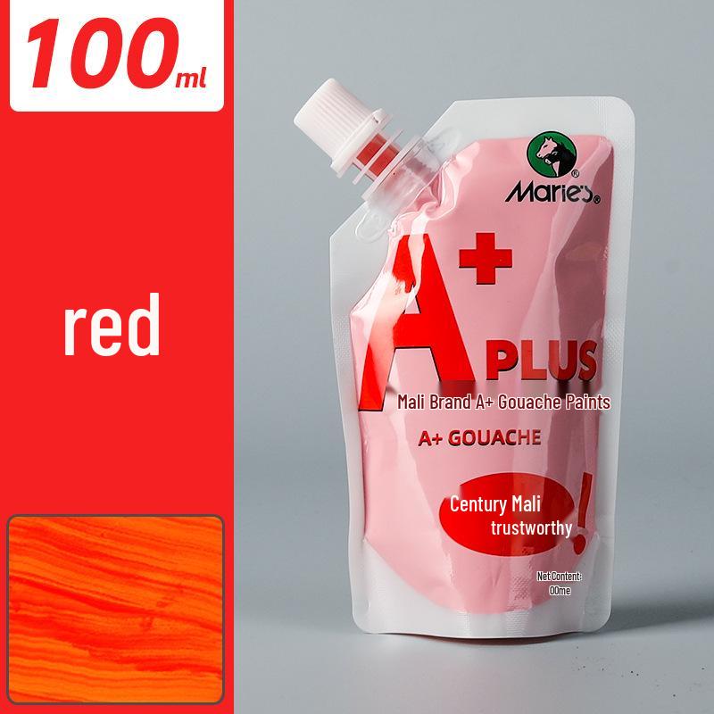 Mali 100ml Washable Gouache Paint Set for Kids - Squeeze & Refill Jelly Pack