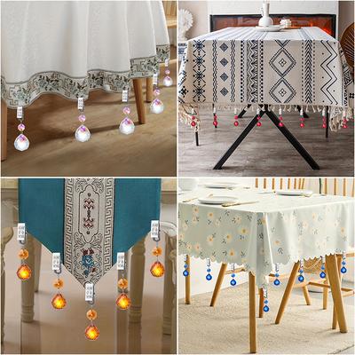10PC Tablecloth Clips Home Decor Metal Living Room Hanging Accessories Restaurant Weighted Clip Party Multiple Options Available