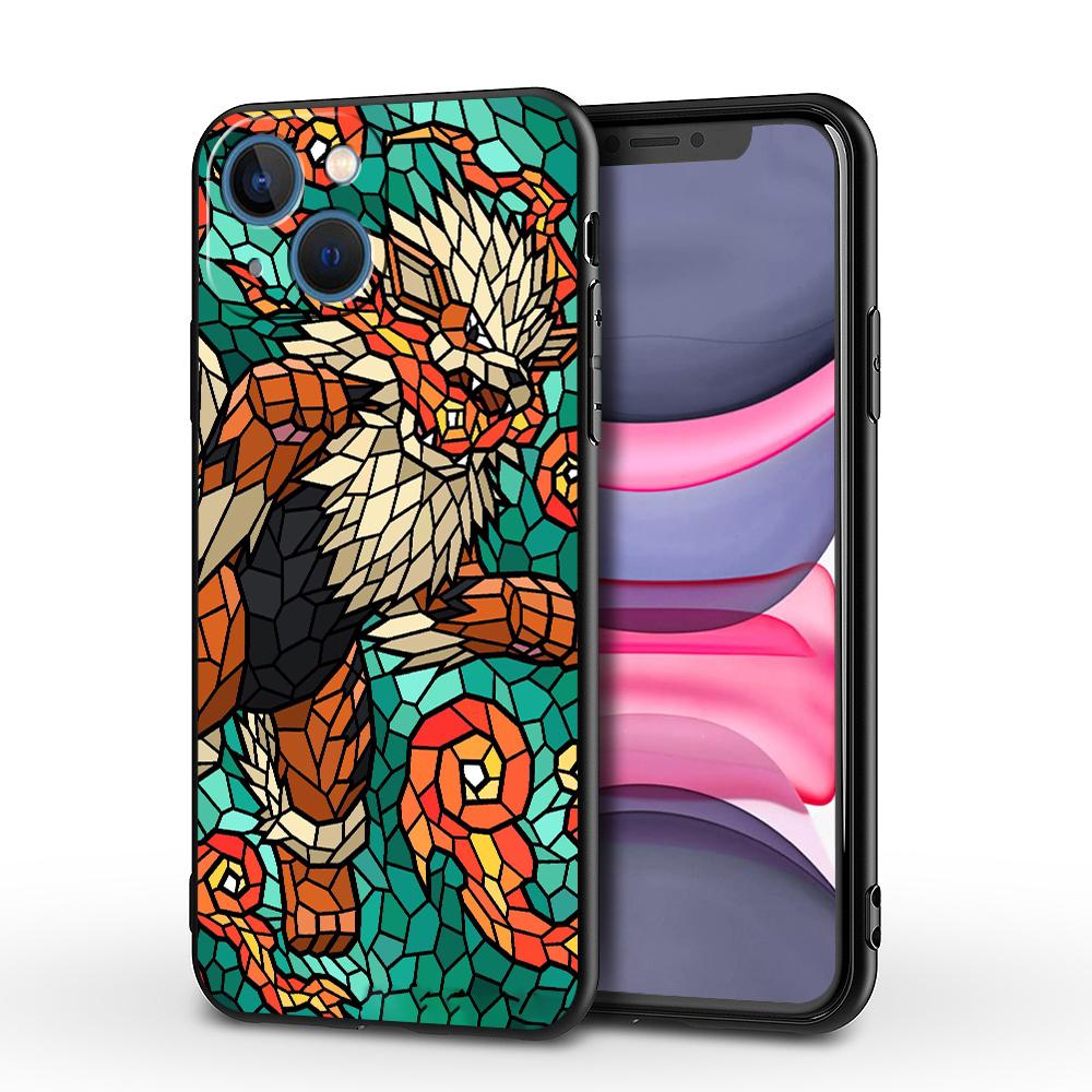 Barevný obal Pokemon Pikachu pro iPhone XR XS X 12 Mini 13 Pro Max SE 14 Plus 7 8 6s 11 14Pro 13Mini 14 Matný TPU Měkký Kryt