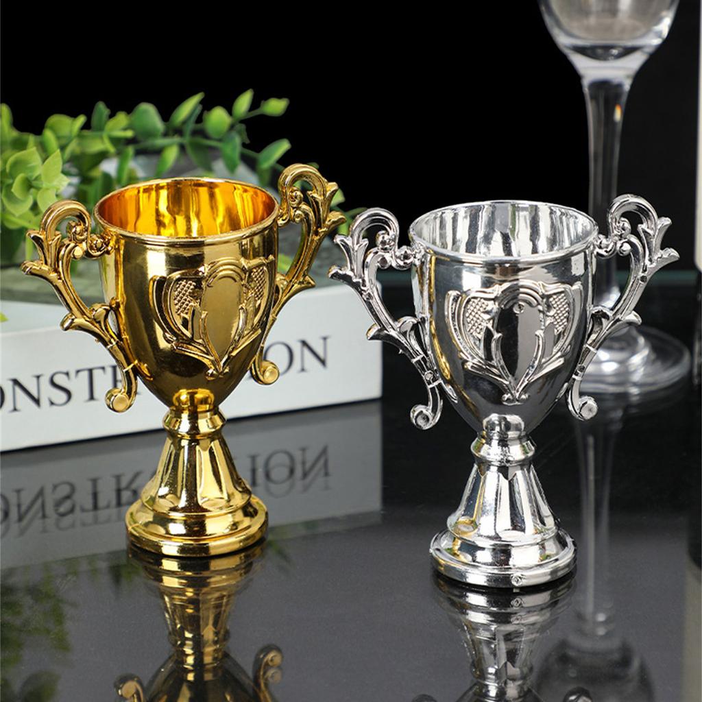 Trophäenbecher, Bonbonschachtel für Sport, Hochzeit, Geburtstag, Party, Bonbonglas, Keksbehälter, Trophäen-Mittelstück, Ornament, 12 Stück