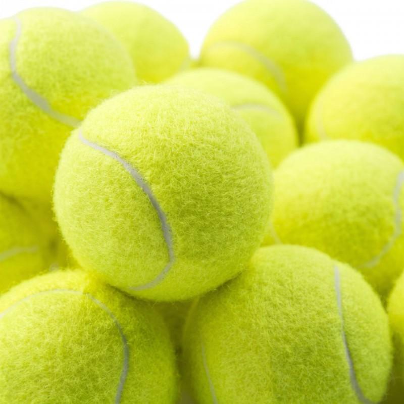 Durable Rubber Tennis Ball Dog Toy Chewing Training Outdoor Play Small To Medium Dogs