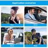Bluetooth Headphones, Bluetooth V5.4 Wireless Headphones with Noise Cancelling Mic, 12H Playtime, 15.4mm Diaphragm Driver, Open Ear Headset for