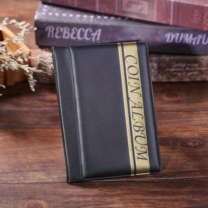 Carte de colecție cu 120 de buzunare Suporturi comemorative pentru colectarea monedelor Album pentru monede