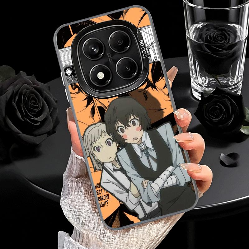 Bungo Stray Dogs Manga Soft Phone Case for Xiaomi Redmi Note 13 14 15 Pro Plus 12S 12 11S 11 11T 10S 10 Shockproof Cover Back Sh