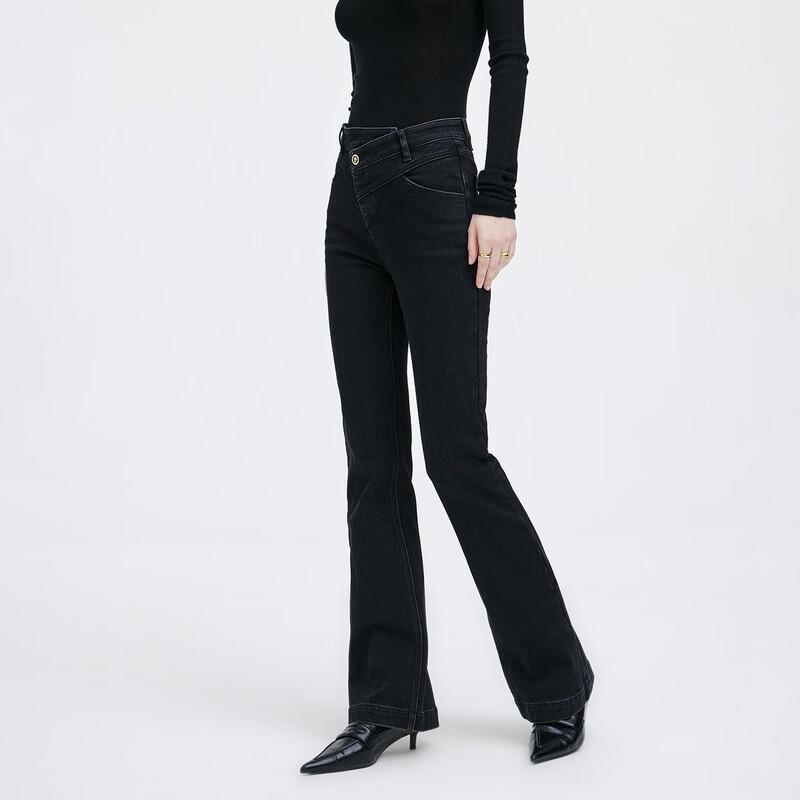 GIOVANNI VALENTINO Women's High-Waist Slim-Fit Flared Jeans