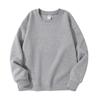 Men's And Women's Solid-color Casual Round-neck Long-sleeved Top, Men's Fitted Thickened Cotton Sweatshirt Base Layer Top