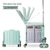 Portable Stair-Climbing Trolley: Folding Cart for Groceries, Camping, and Outdoor Use