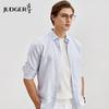 Zhuangji Men's DP Non-Iron Bemberg Antibacterial Long Sleeve Shirt