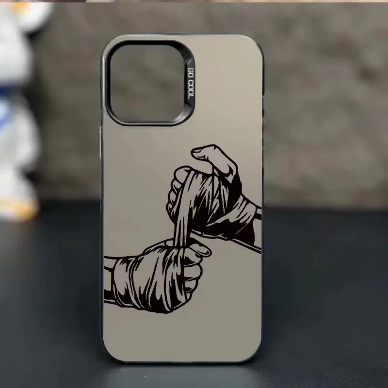 Power Boxing Champion Themed Phone Case For Iphone 17 Air 16 16e 15plus 14 13 12 11 Pro Max Luxury Shockproof Protective Cover