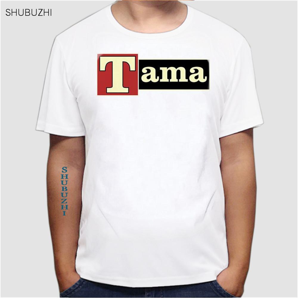 

Men Tama T Shirt New Cool Printed Drums Tshirts Men Oneck Short Sleeve cotton Music Tshirts Oneck Men Tops Tee euro size S