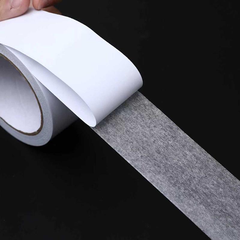 Geruchloser, niedrigviskoser doppelseitiger Klebeband für Büro, Handarbeiten, leicht ablösbar und beschädigungsfrei. 40mm x 50m
