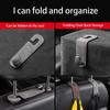 Hidden Car Back Seat Hook Headrest Suede Leather Soft Hanging Hook 20kg Load-Bearing Wear-Resistant Rear Row Storage Hanger