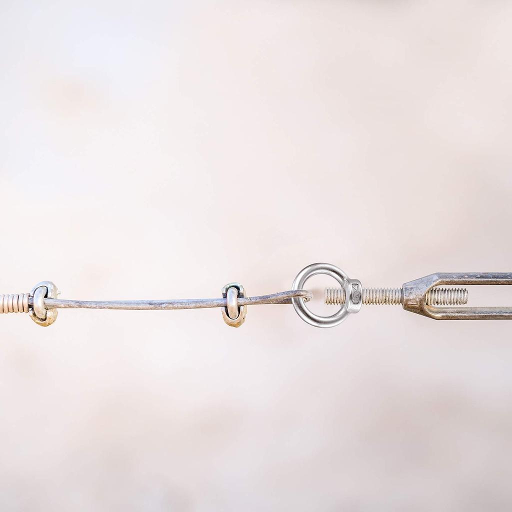 8pk M10 Stainless Steel Eye Nuts - Silver Lifting Rings for Hardware & Fastening