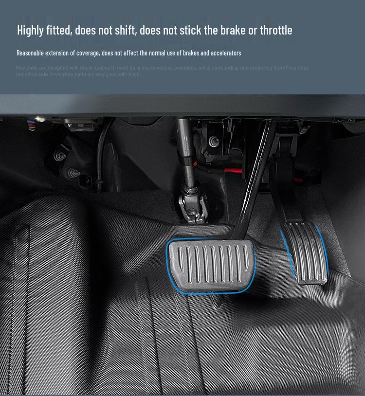TPE Waterproof Wear-Resistant Floor and Trunk Mats for 2024 Lynk & Co 07 EM-P