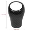 Carbon Fiber Style Interior Gear Shift Knob Cap Head Cover Molding Trim Sticker For Mercedes Benz W204 X204 W169 W212 W218 W463