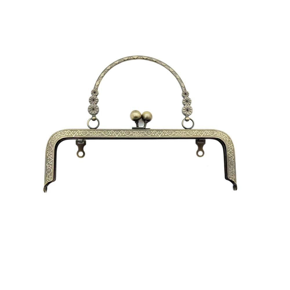 New Metal Purse Frame Kiss Clasp Vintage 20CM Purse Clasp Frame Purse Frame DIY Craft