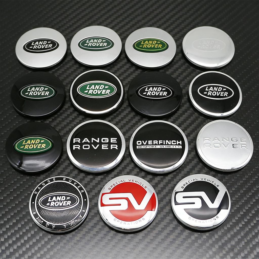 4Pc 60mm 56mm 62mm Car Wheel Center Hub Cap Rim Cover Sticker Accessories For Land Rover Discovery Velar Evoque f Range Rover L405