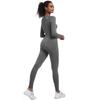 Seamless Tight-fitting High-waisted Ski Suit Shapewear Sports Running And Cycling Long-sleeved Yoga Suit For Women