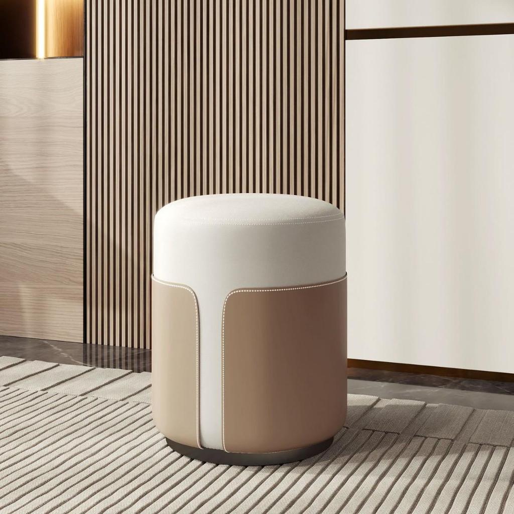 Luxury Makeup Stool: Modern Minimalist Vanity Chair for Girls' Bedrooms and Nail Art Spaces