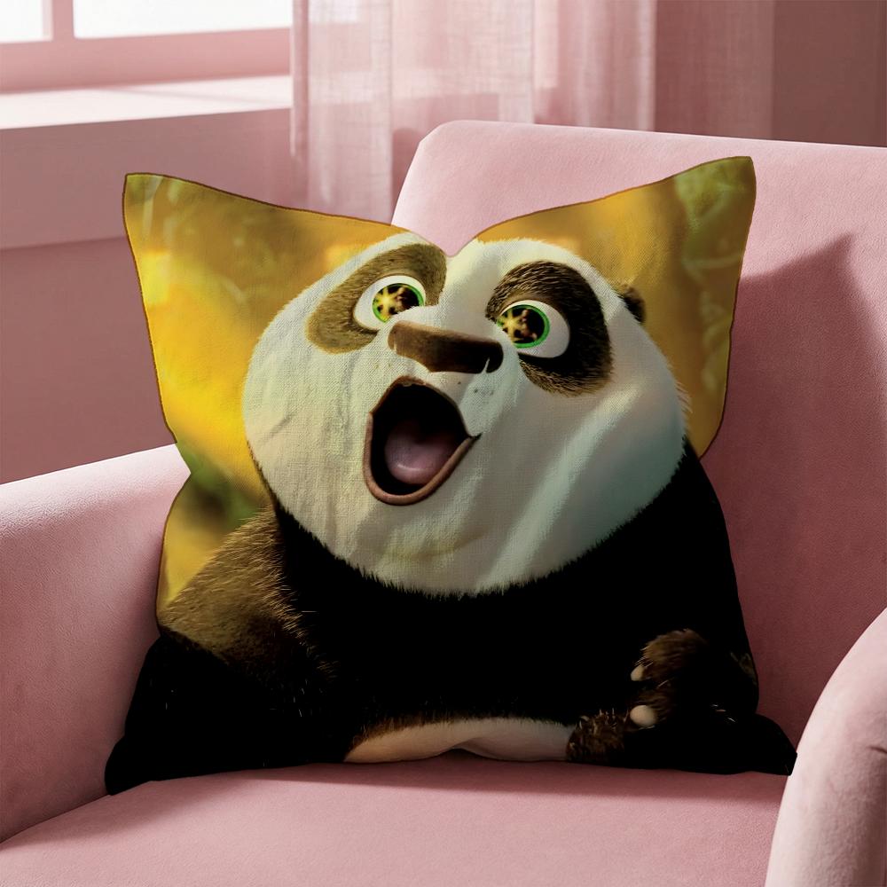Povlak na polštář Kung Fu Panda Víceúčelový povlak na polštář pro domácnost a auto - Oboustranný, Měkký a Odolný pro každodenní použití