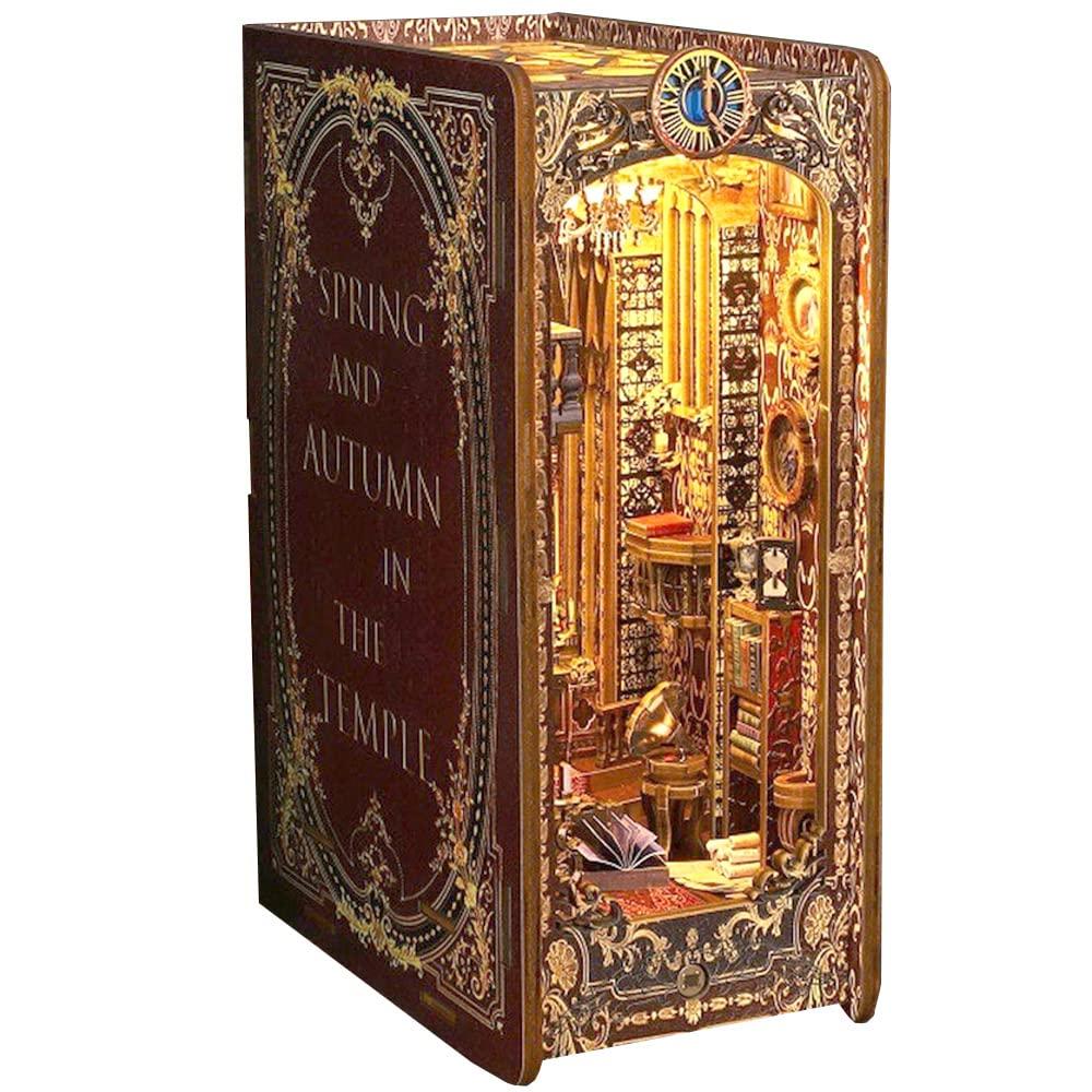 moin moin Dollhouse Miniature DIY Kit Easy Assembly Instructions Covenant Church Christ Stained Beautiful Classical Retro Realistic LED Light Music