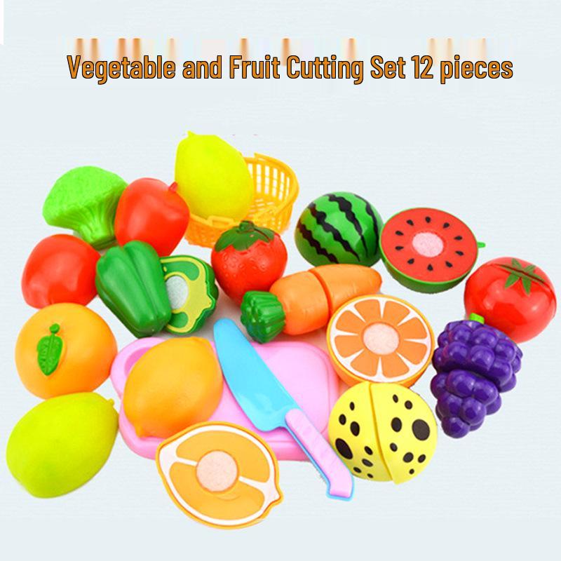 

Набор для нарезки фруктов и овощей из 18 предметов для детской игровой кухни
