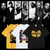 Men Women West Coast Hip Hop Royalty Rappers Collage T Shirt Unisex Oversized Old School Rap Graphic Print Short Sleeve Tee Casual Street Daily Wear
