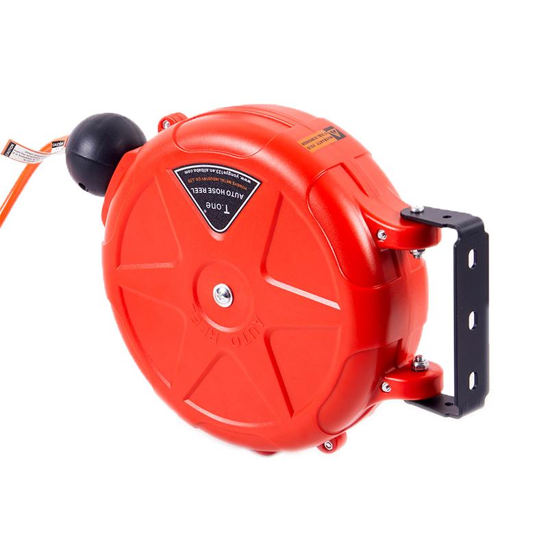 

Шланг компрессора катушка выдвижная 10M автоматический сматывающий инструмент коммерческая катушка с поворотным кронштейном быстроразъемное соединение воздушный компрессор