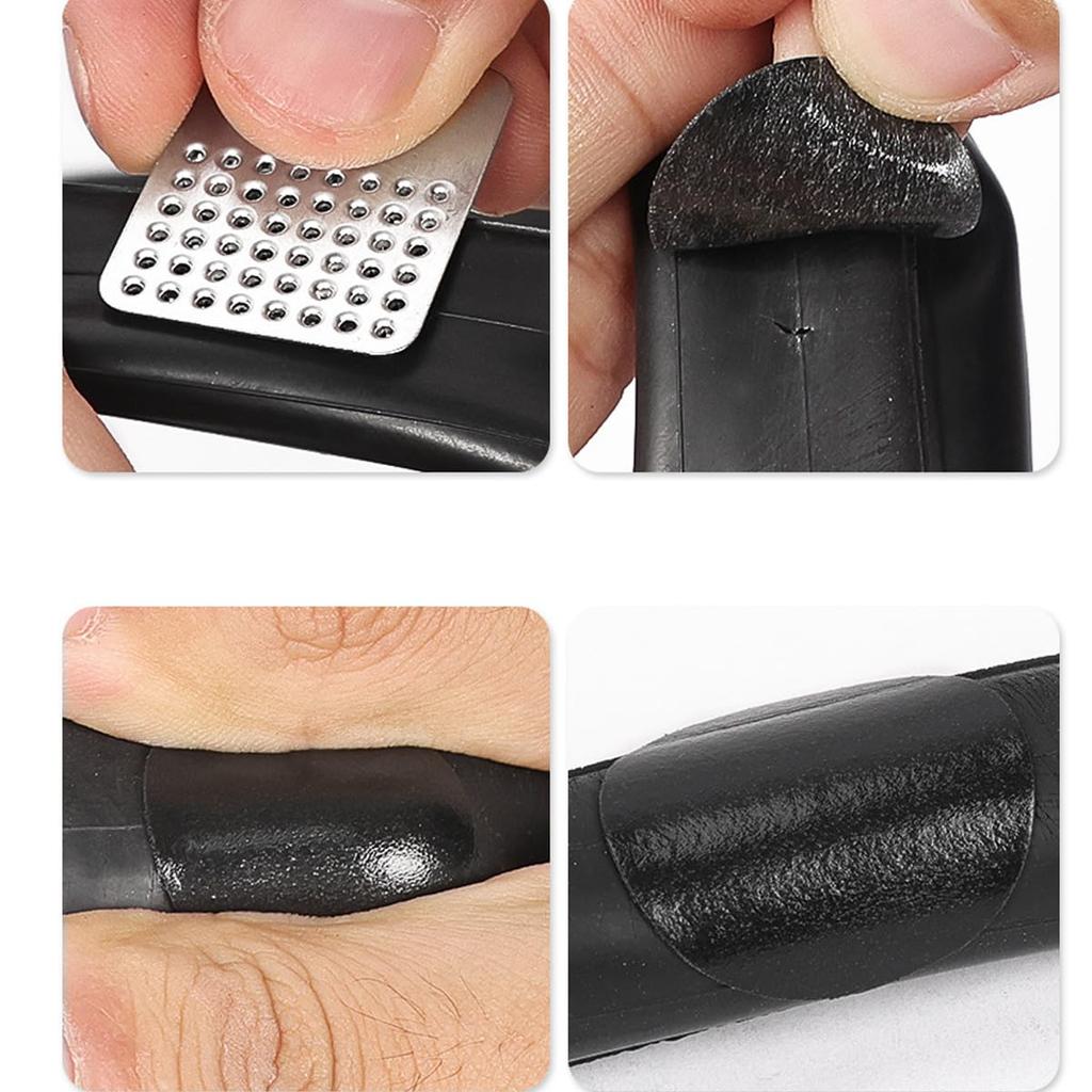 Glue-free Bicycle Tire Repair Kit - Includes Patch, Tire Lever