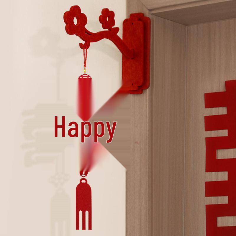 Double Happiness Wedding Hanging Ornament for Bridal Chamber and New Home Décor - Lantern Pendant for Complete Wedding Prep