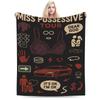 Miss Possessive Tour 2025 Blanket Quality Warm Tate McRae Throw Blanket Winter Girls Boys Couch Bed Print Bedspread