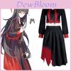 Vibrant Cosplay Costume Blue Archive Inspired Jk Uniform Polyester Fabric