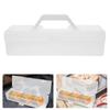 Roll Cake Container Reusable PP Cake Packaging Box for Transport Storage Elegant Design Baking Dessert Box Pastries Packaging