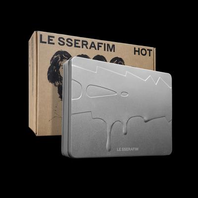 Le Sserafim   Hot   5º Mini Álbum  Edição Caixa de Lata. 
