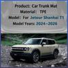 Car Trunk Mat For Jetour Shanhai T1 2024 2025 2026 Waterproof Anti-scratch Rubber Material Storage Carpet Pad Auto Accessories
