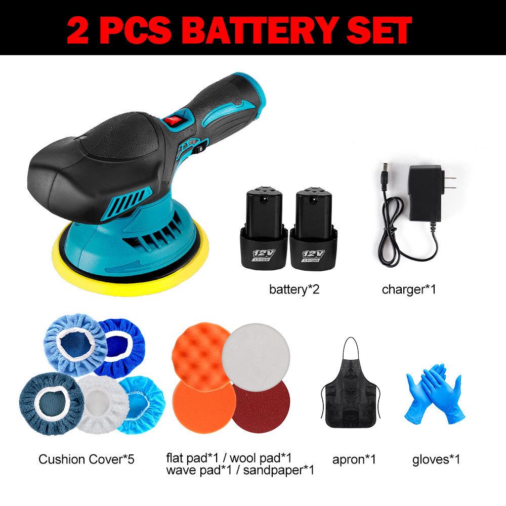 6-inch Lithium Battery Car Polisher & Scratch Repair Electric Sander
