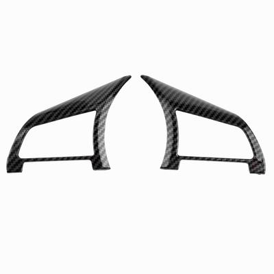 Steering Wheel Trim Cover Car Interior Decoration Fit for Nissan Sylphy Sentra Qashqai X trail(Carbon Fiber Style