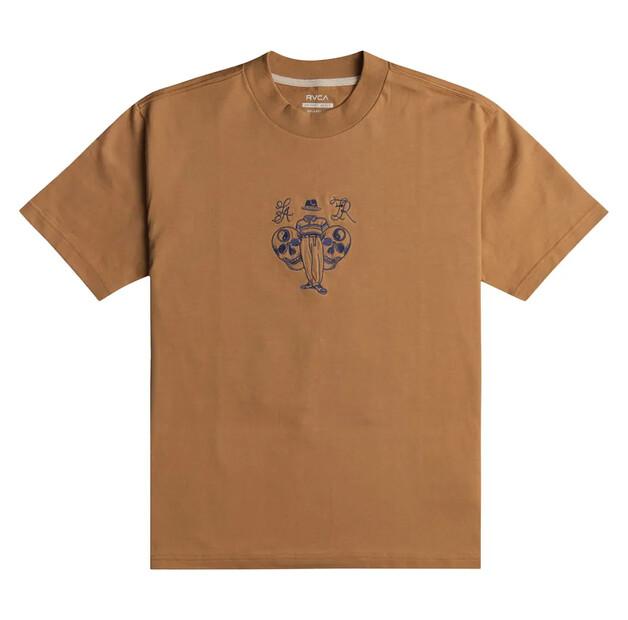Rvca Kurzarm-T-Shirt Invisible Man