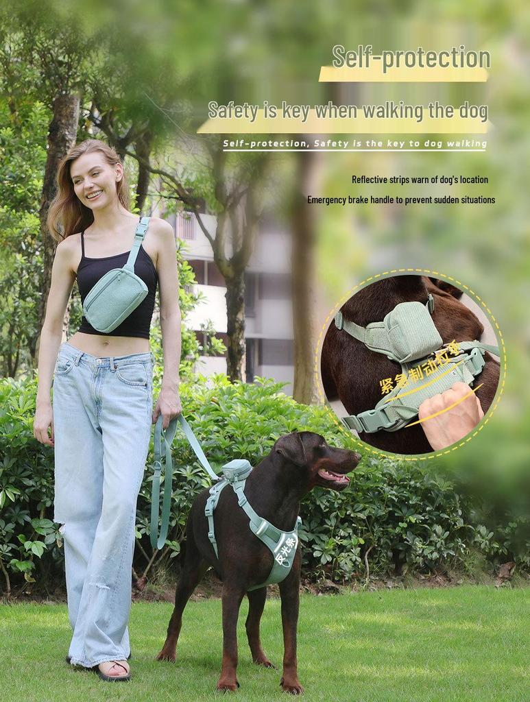 Explosionssicheres Cord-Hundegeschirr mit Lasergravur-Option